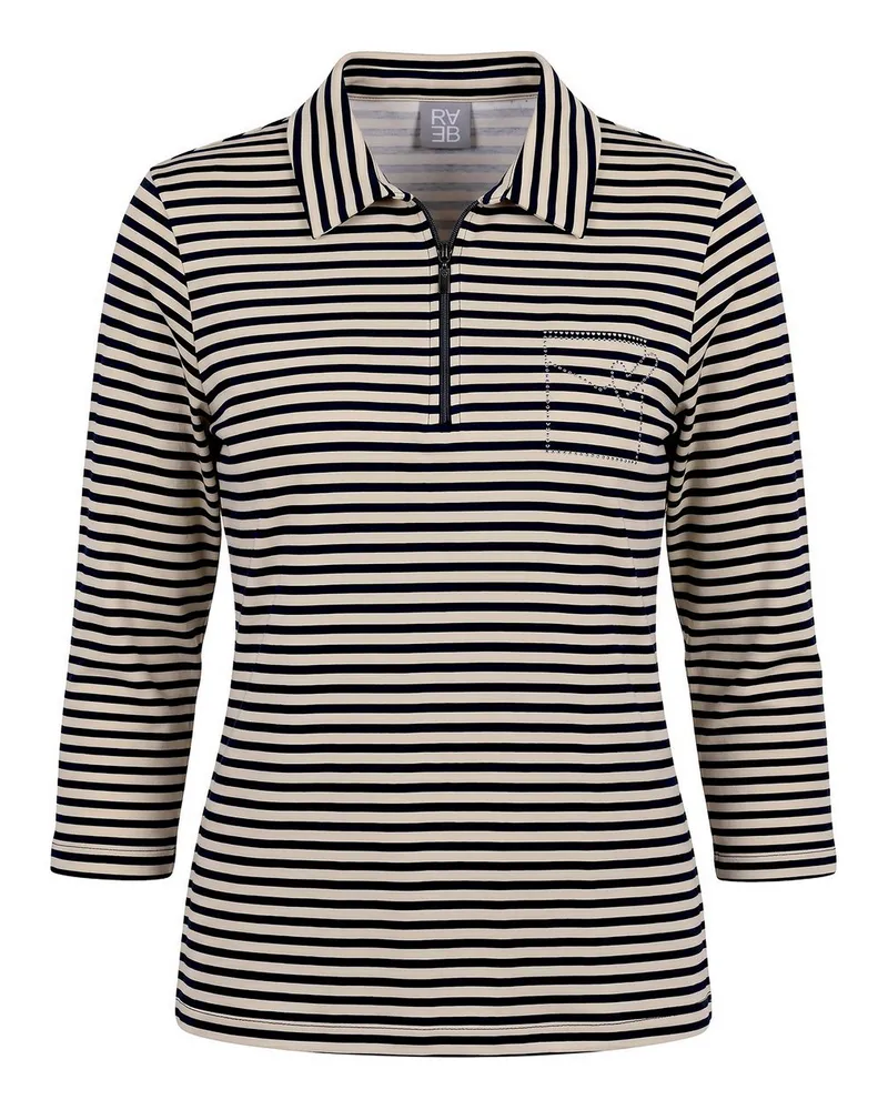 Rabe Polo-Shirt 3/4-Arm  blau Blau
