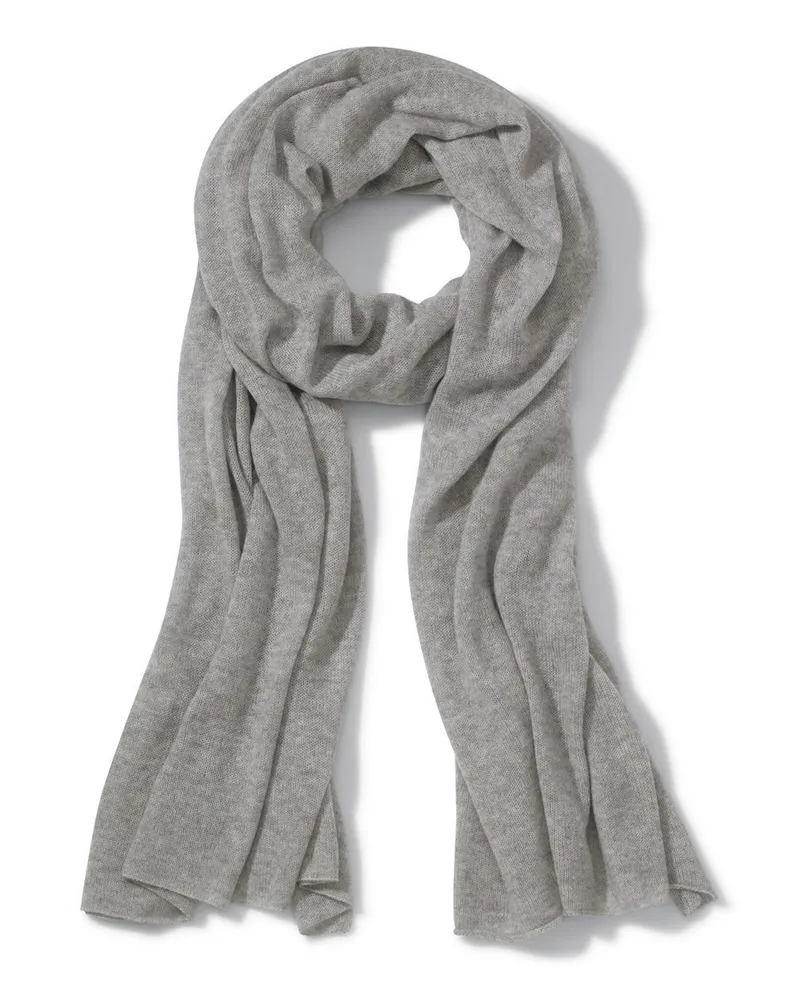 Peter Hahn Strickschal  grau Grau