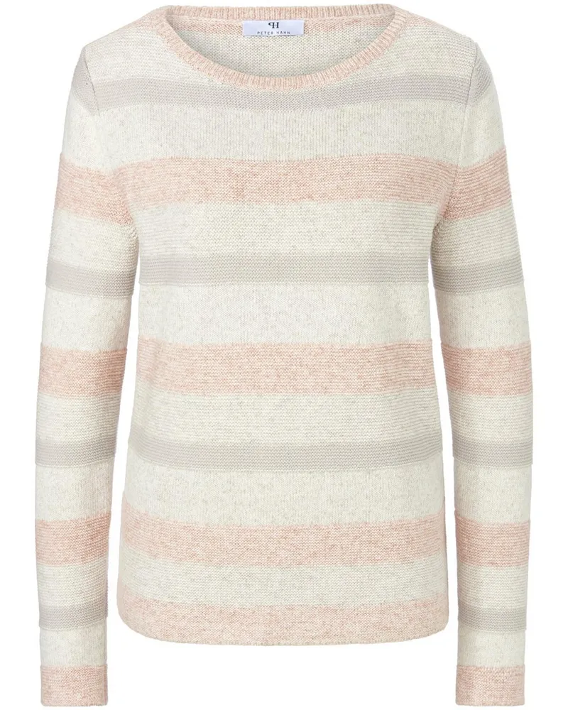 Peter Hahn Pullover U-Boot-Ausschnitt  beige Beige