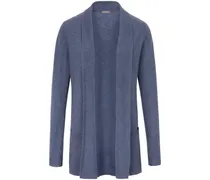Strickjacke aus 100% Premium-Kaschmir  blau