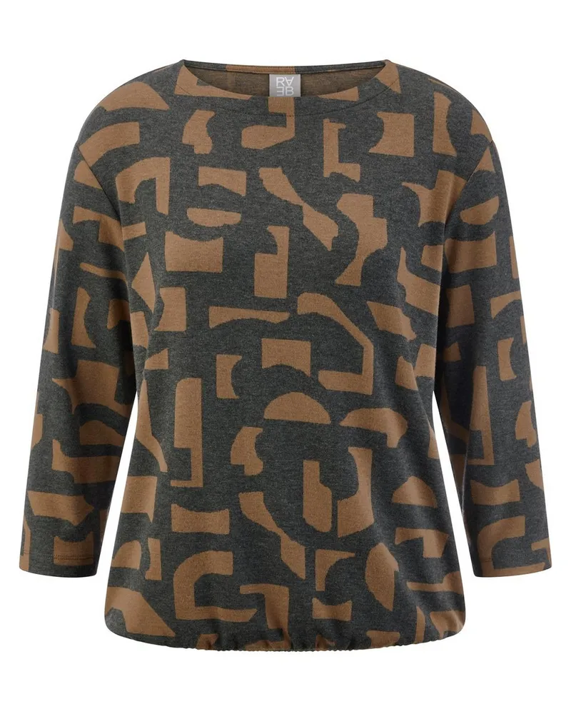 Rabe Rundhals-Shirt 3/4-Arm  mehrfarbig Mehrfarbig