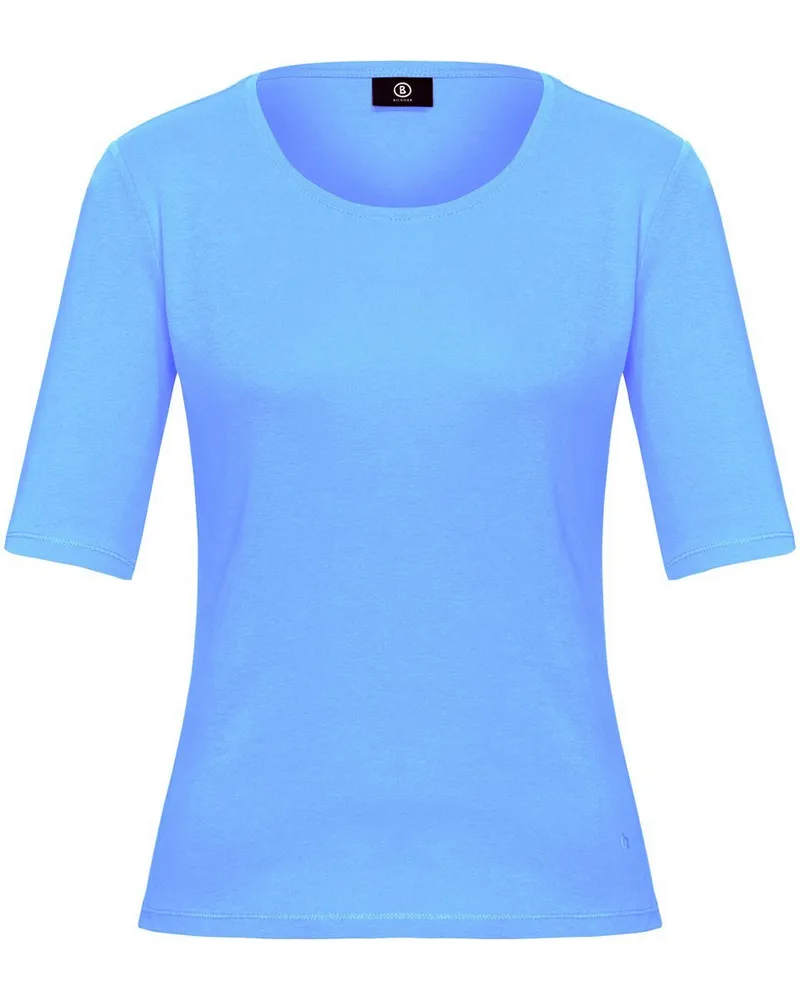 Bogner Rundhals-Shirt Modell Velvet  blau Blau