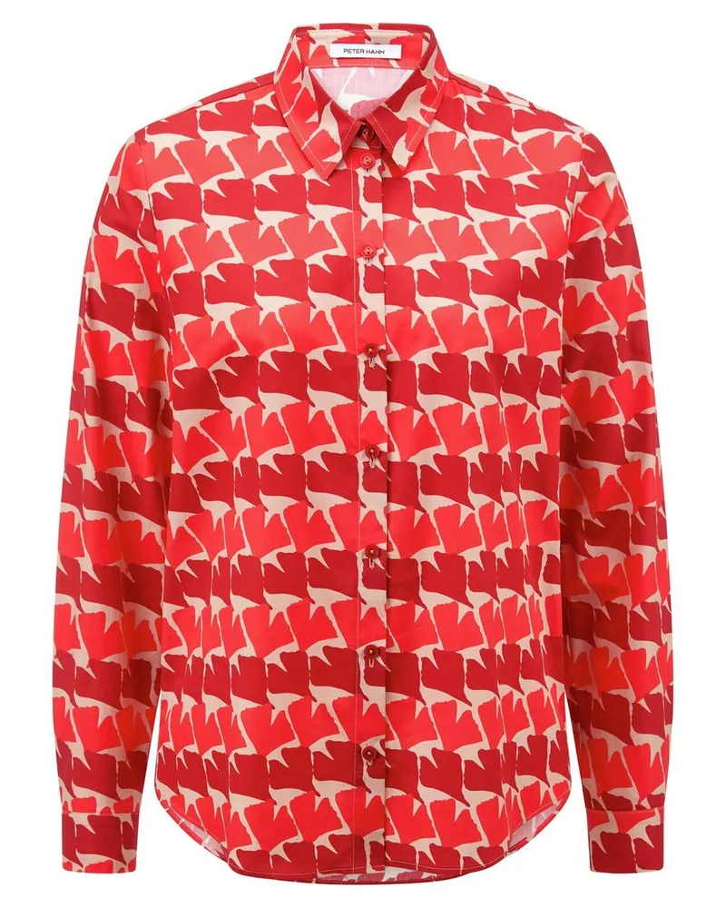 Peter Hahn Bluse  rot Rot