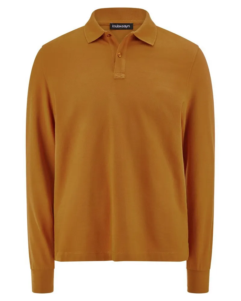 Louis Sayn Longsleeve-Polo  gelb Gelb