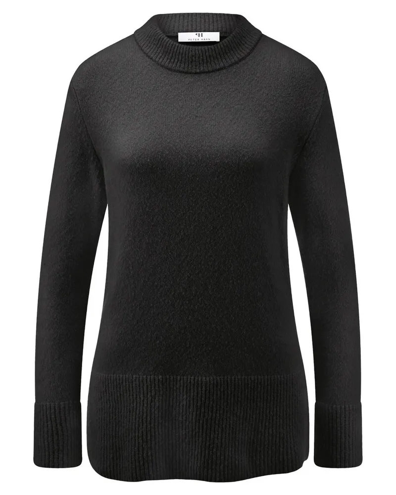 Peter Hahn Long-Pullover  schwarz Schwarz