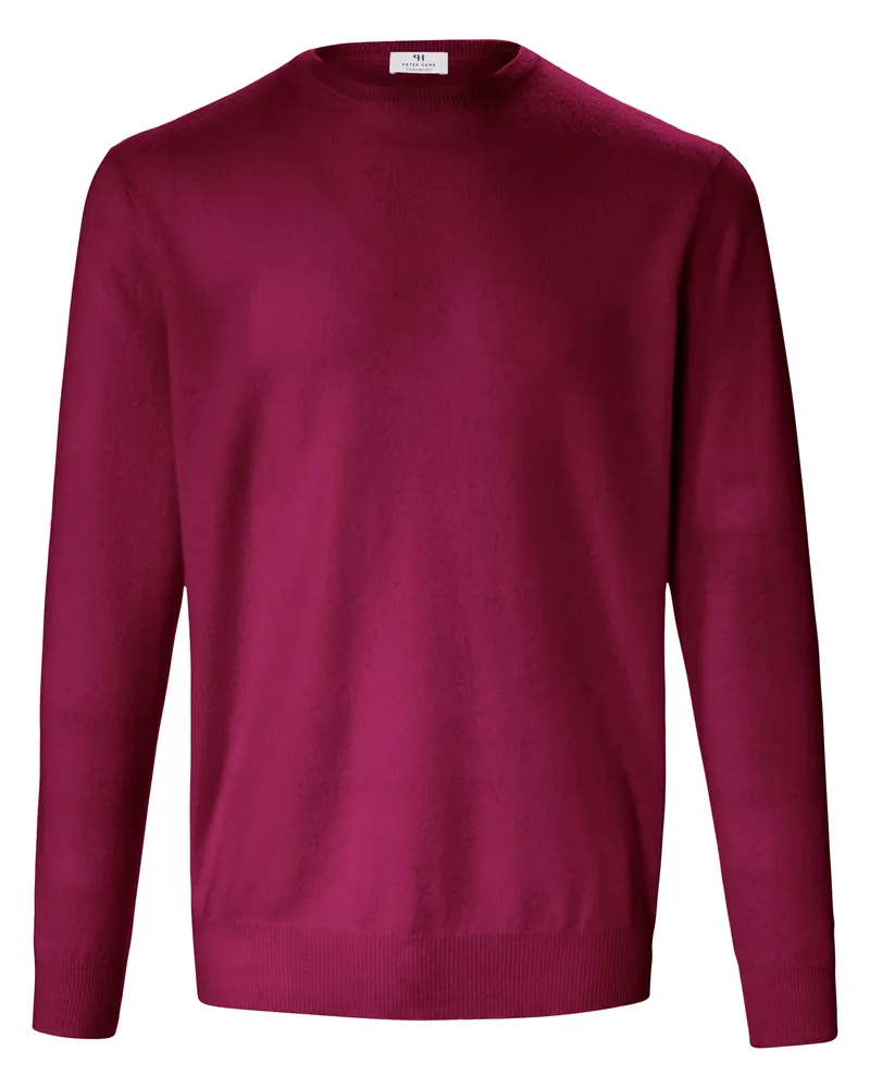 Peter Hahn Pullover aus 100% Premium-Kaschmir  Cashmere rot Rot