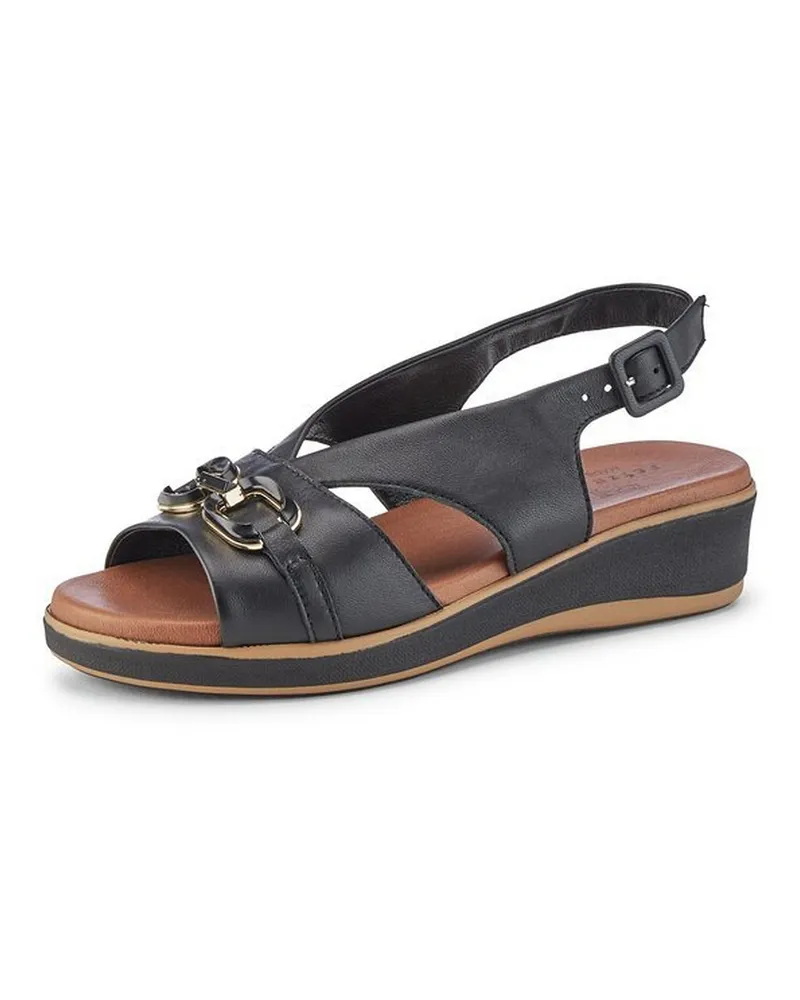 Peter Hahn Sandale  schwarz Schwarz