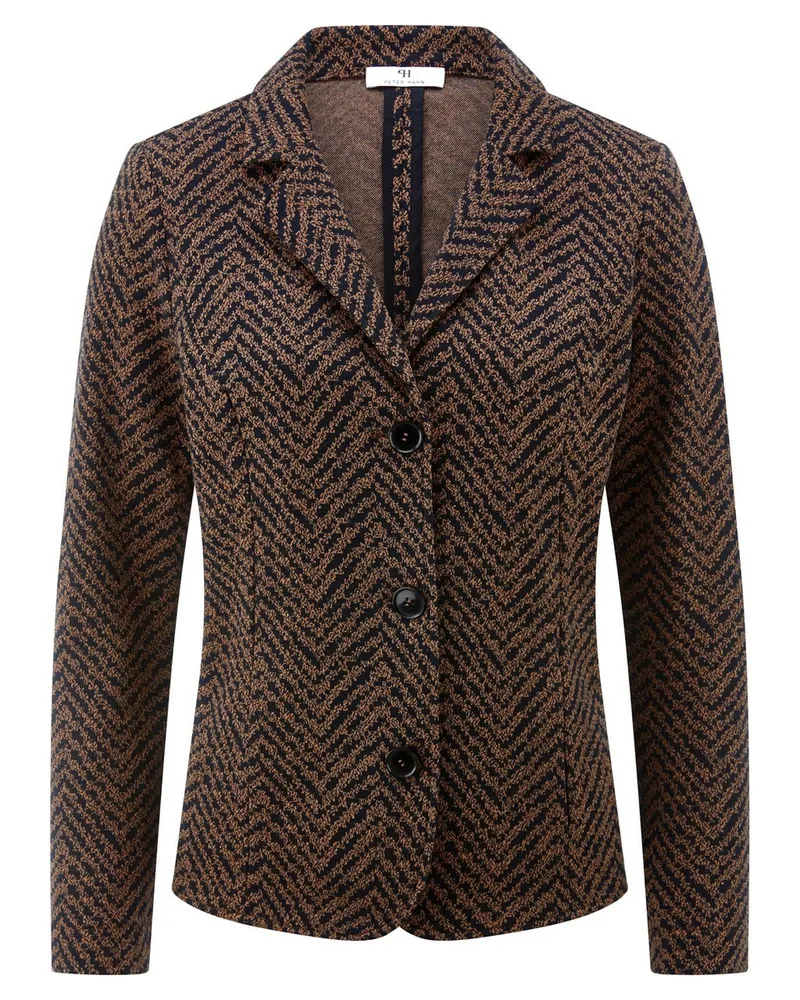Peter Hahn Jersey-Blazer  blau Blau