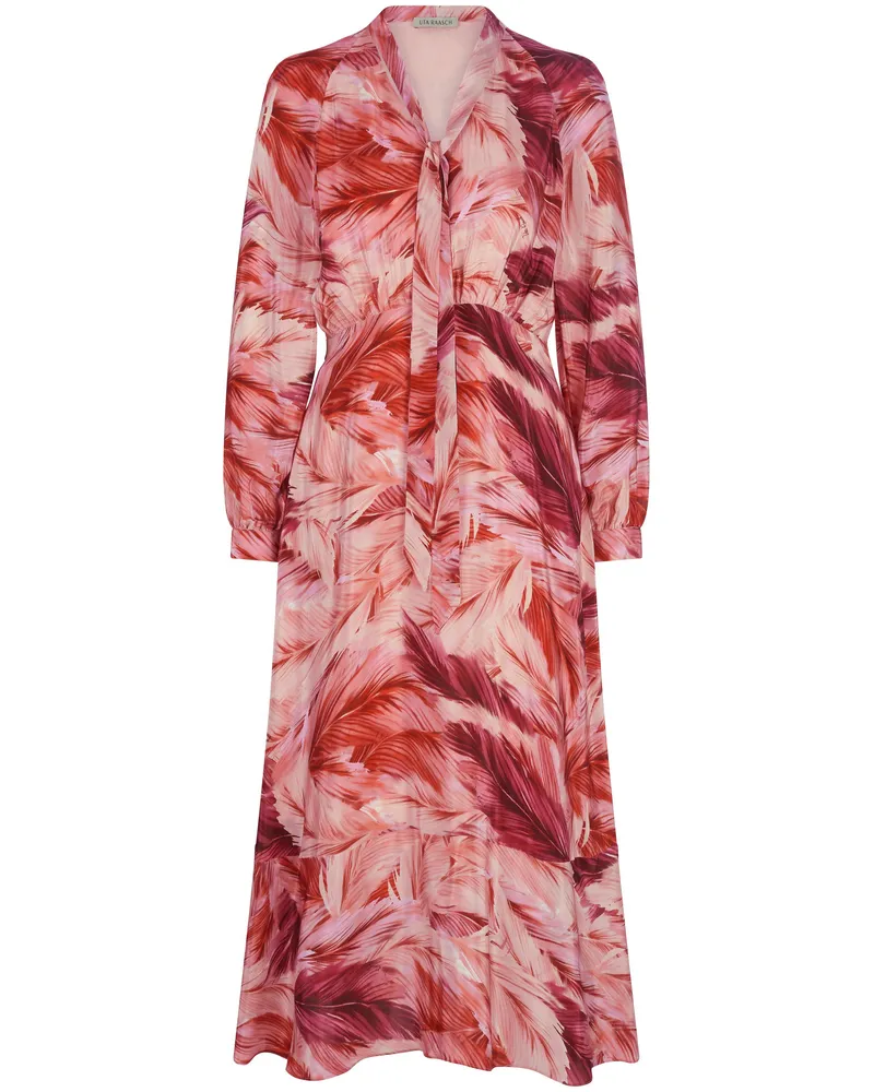 UTA RAASCH Kleid V-Ausschnitt  rot Rot