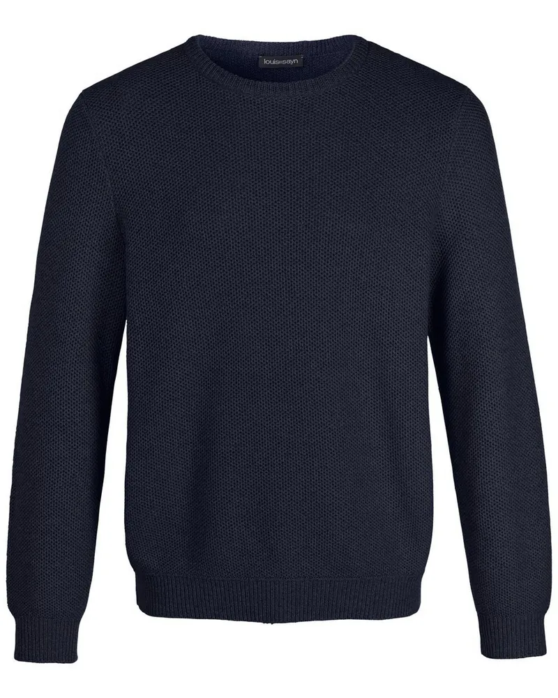 Louis Sayn Rundhals-Pullover  blau Blau