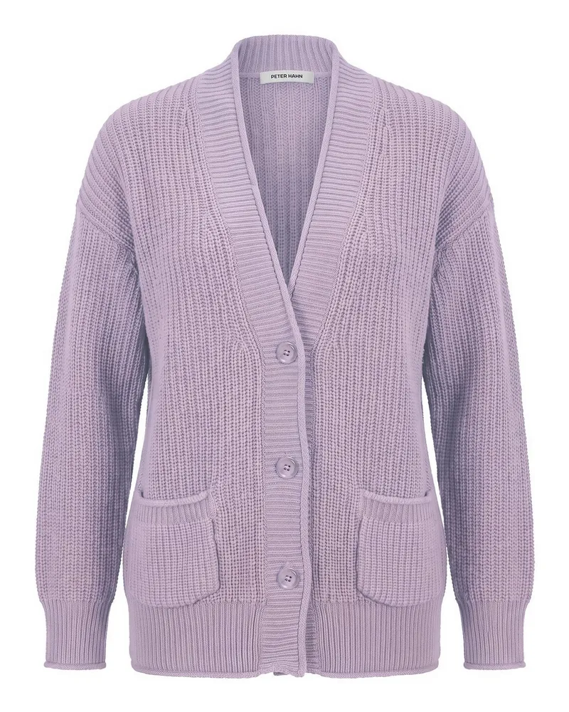 Peter Hahn Strickjacke  lila Lila