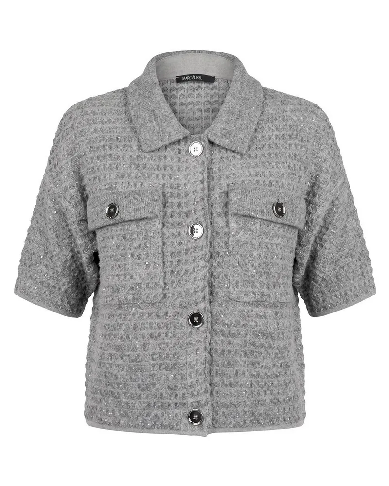 MARC AUREL Strickjacke  grau Grau
