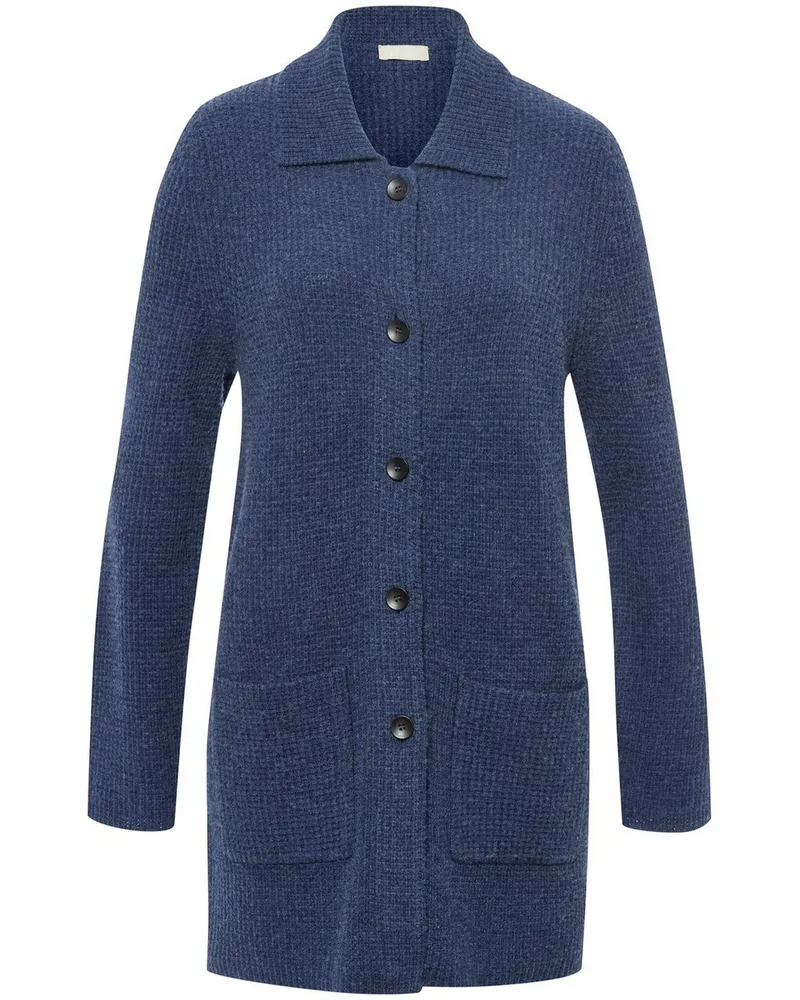 Include Long-Strickjacke  blau Blau