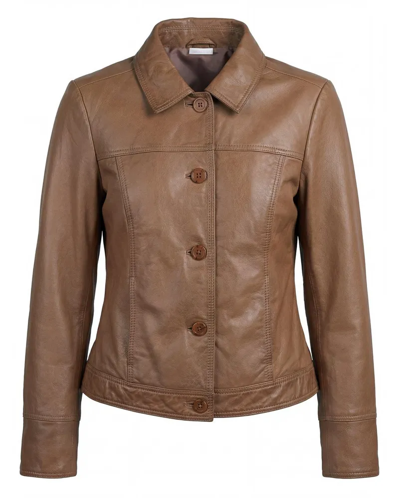 St. Emile Lederjacke  braun Braun