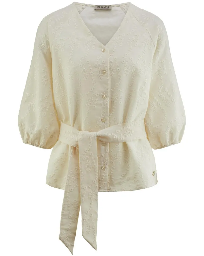 UTA RAASCH Bluse V-Ausschnitt  beige Beige