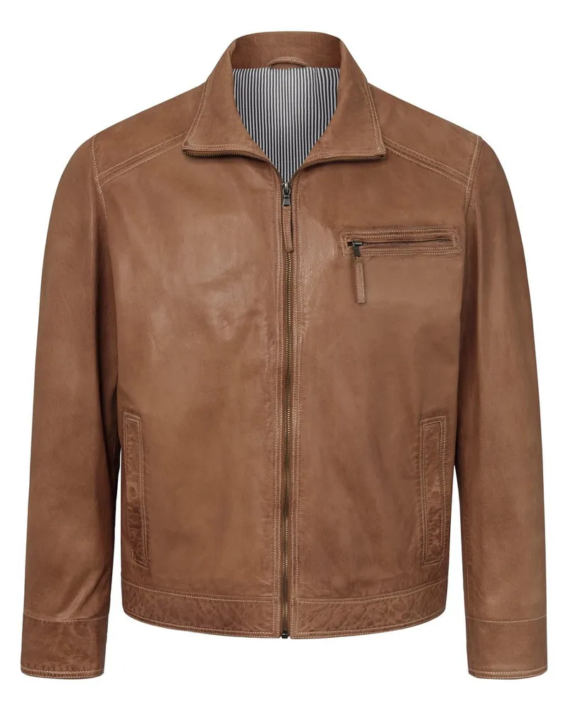 Louis Sayn Lederjacke aus 100% Lammnappa  braun Braun