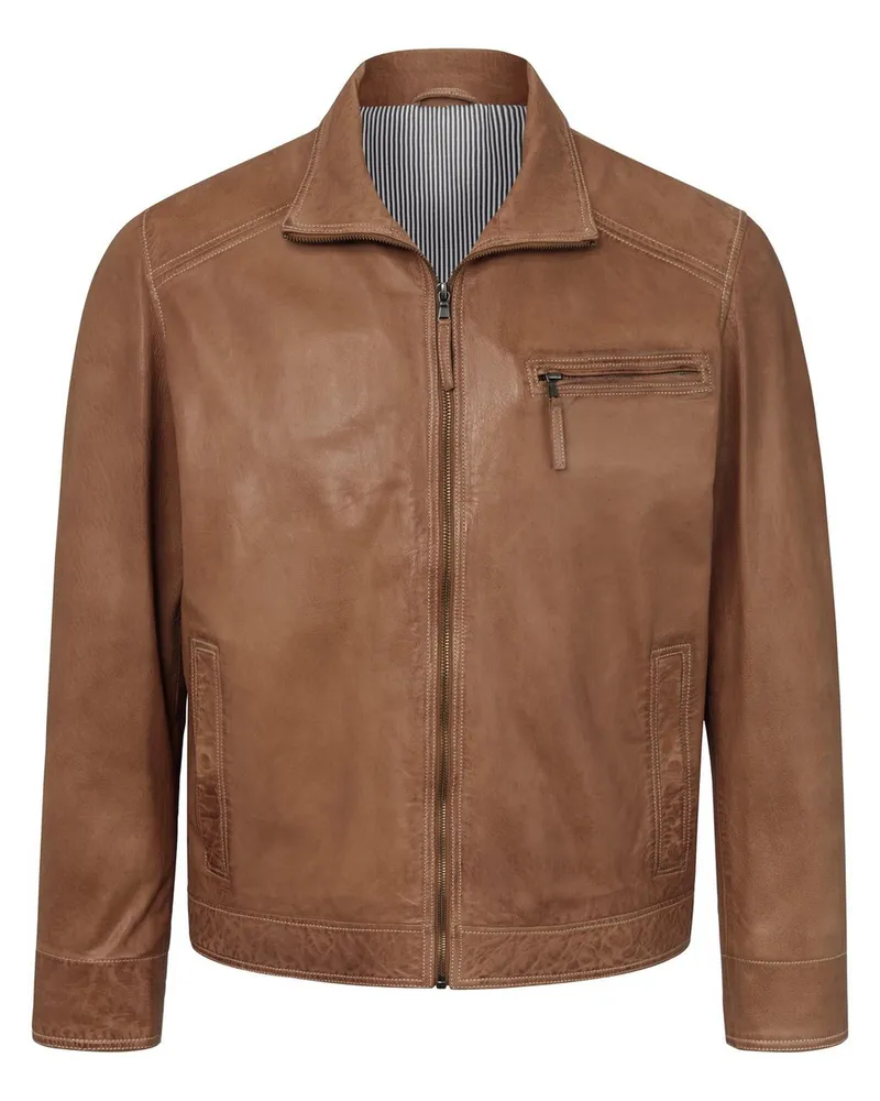 Louis Sayn Lederjacke aus 100% Lammnappa  braun Braun