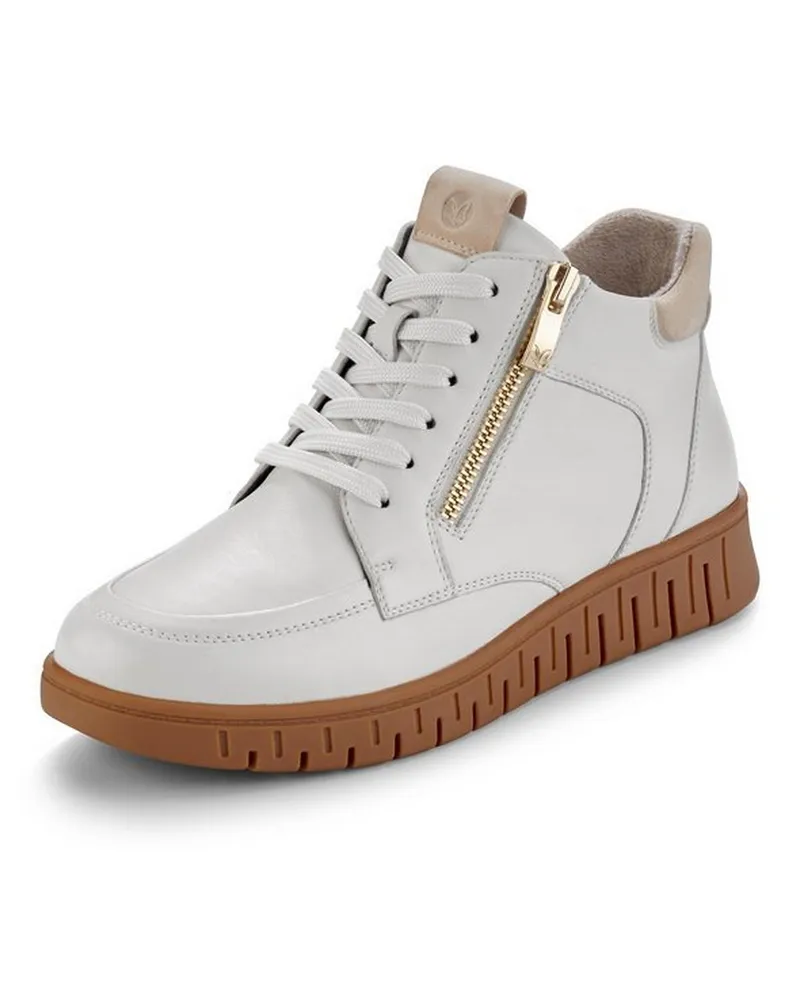 Caprice Schnür-Stiefelette  weiss Weiss