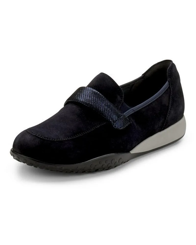 Waldläufer Slipper Poppy  blau Blau