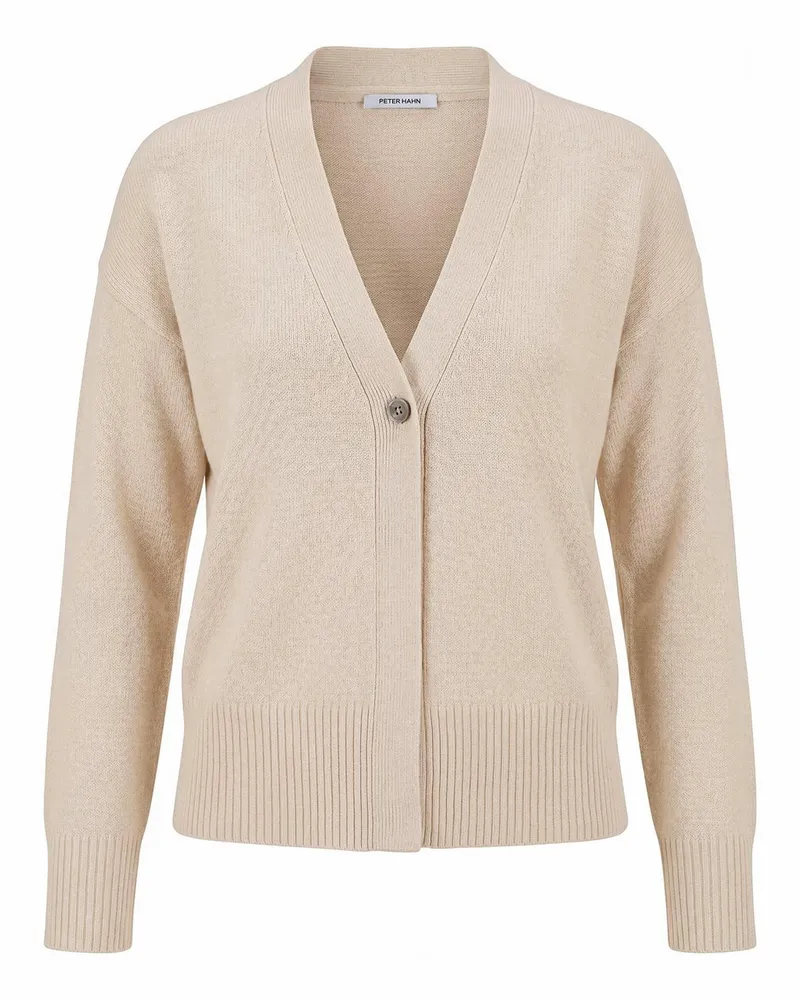 Peter Hahn Strickjacke  beige Beige