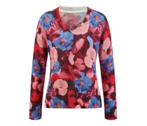 V-Pullover  mehrfarbig