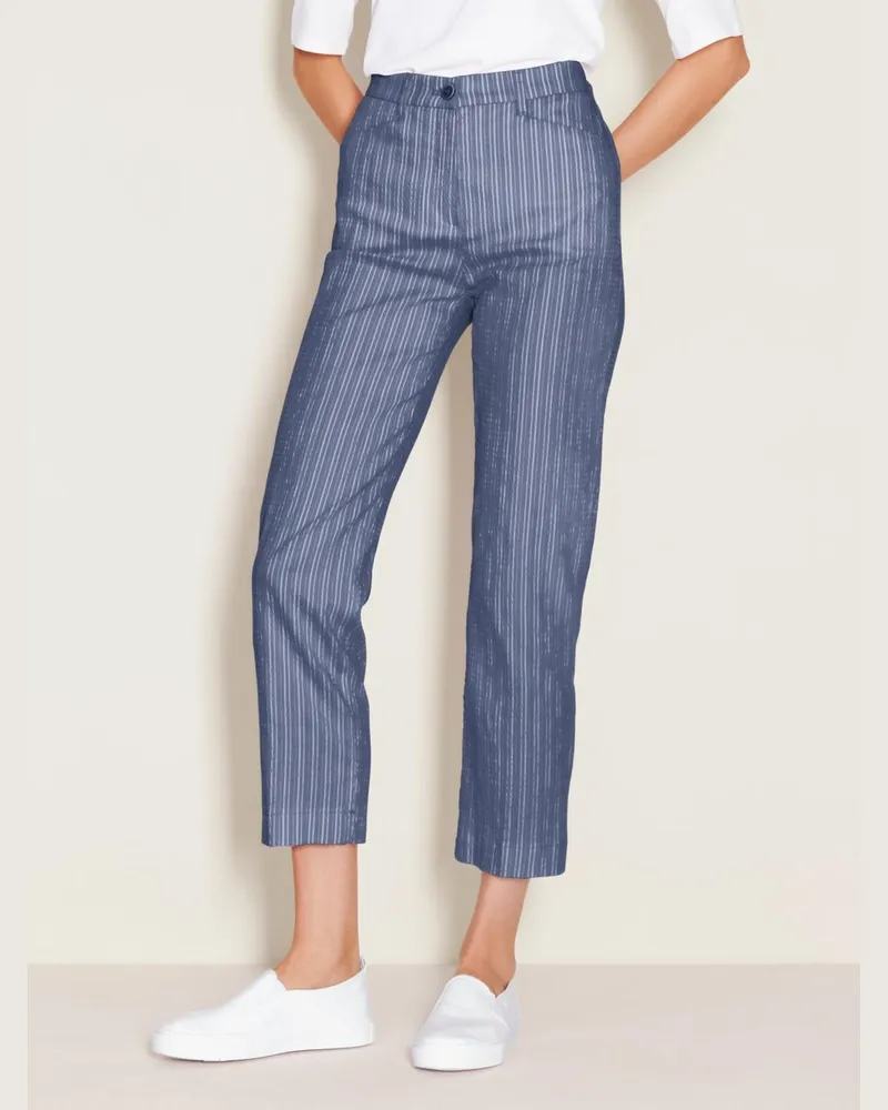 Brax 7/8-Hose Modell Lorella Raphaela by  blau Blau