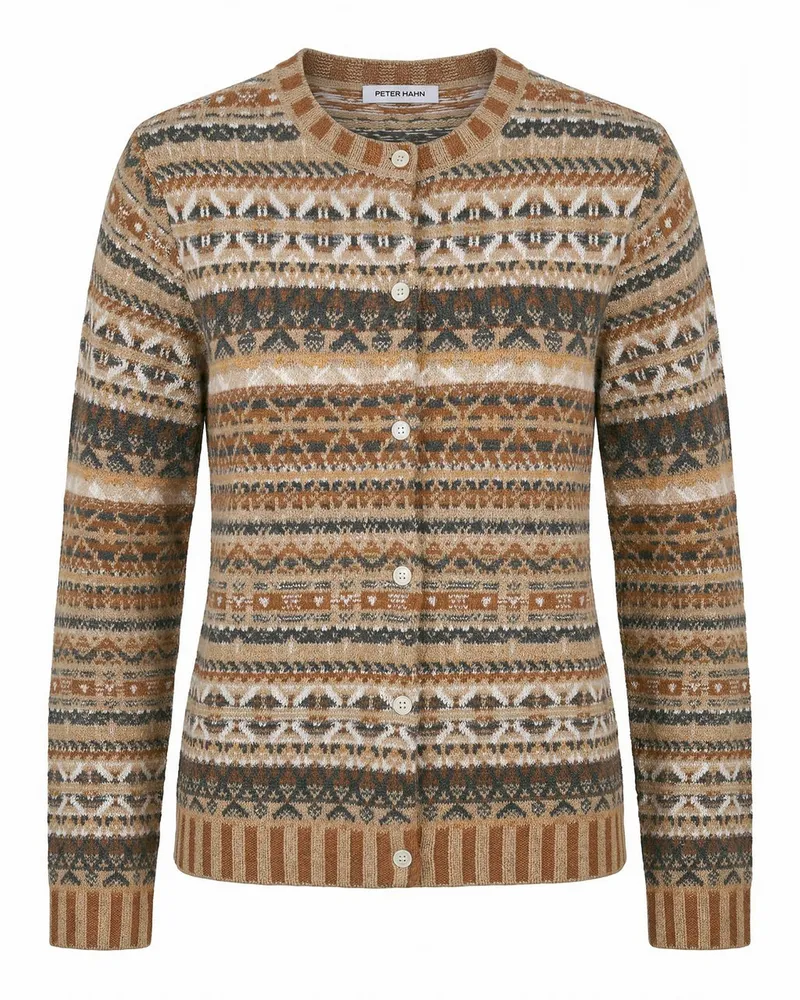 Peter Hahn Strickjacke  weiss Weiss