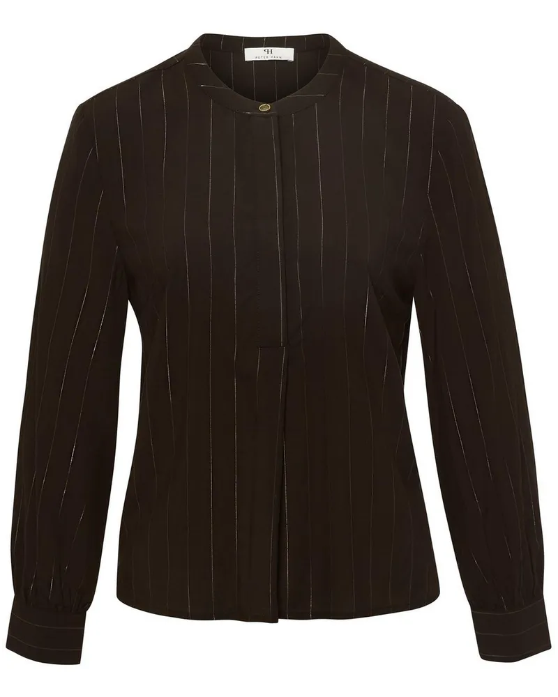 Peter Hahn Bluse  schwarz Schwarz