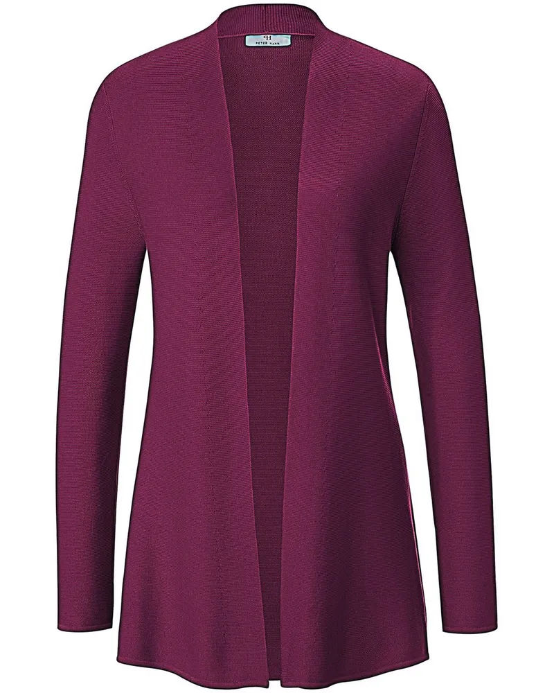 Peter Hahn Strickjacke aus 100% SUPIMA®-Baumwolle  lila Lila