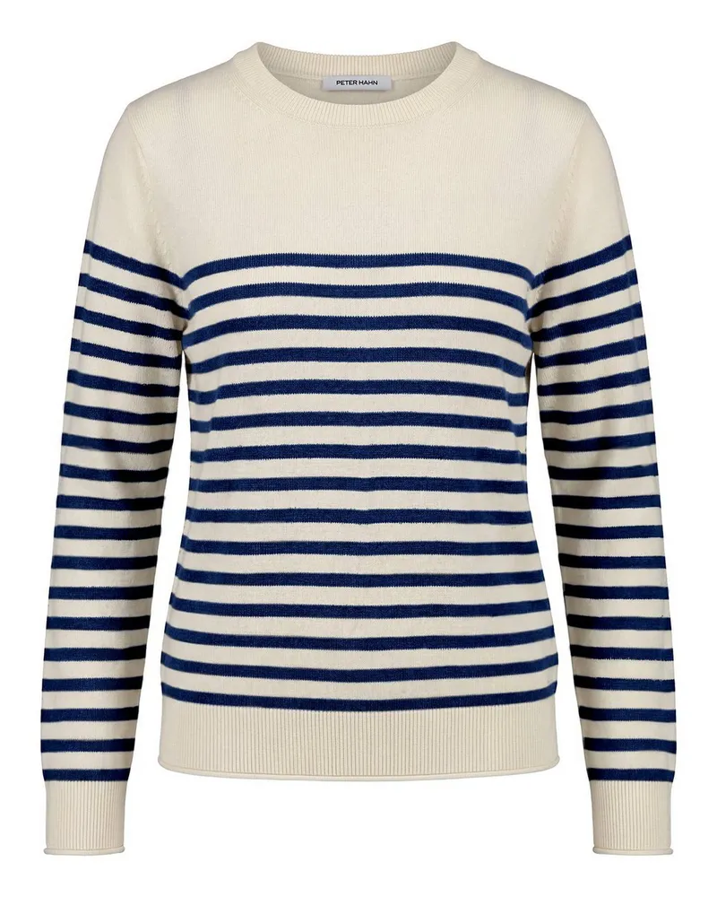 Peter Hahn Rundhals-Pullover  weiss Weiss