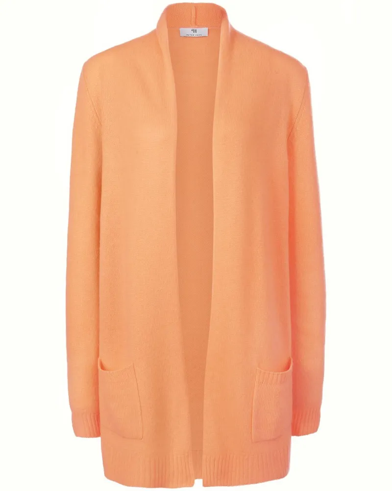 Peter Hahn Cardigan aus 100% Schurwolle  orange Orange