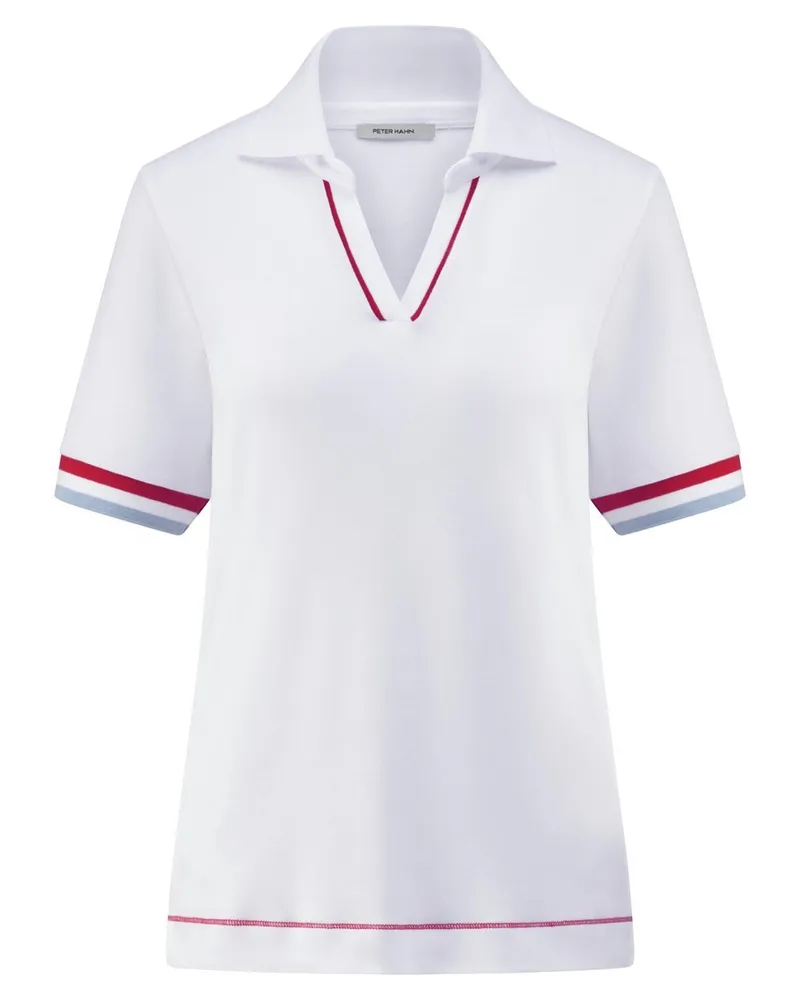 Peter Hahn Polo-Shirt  weiss Weiss