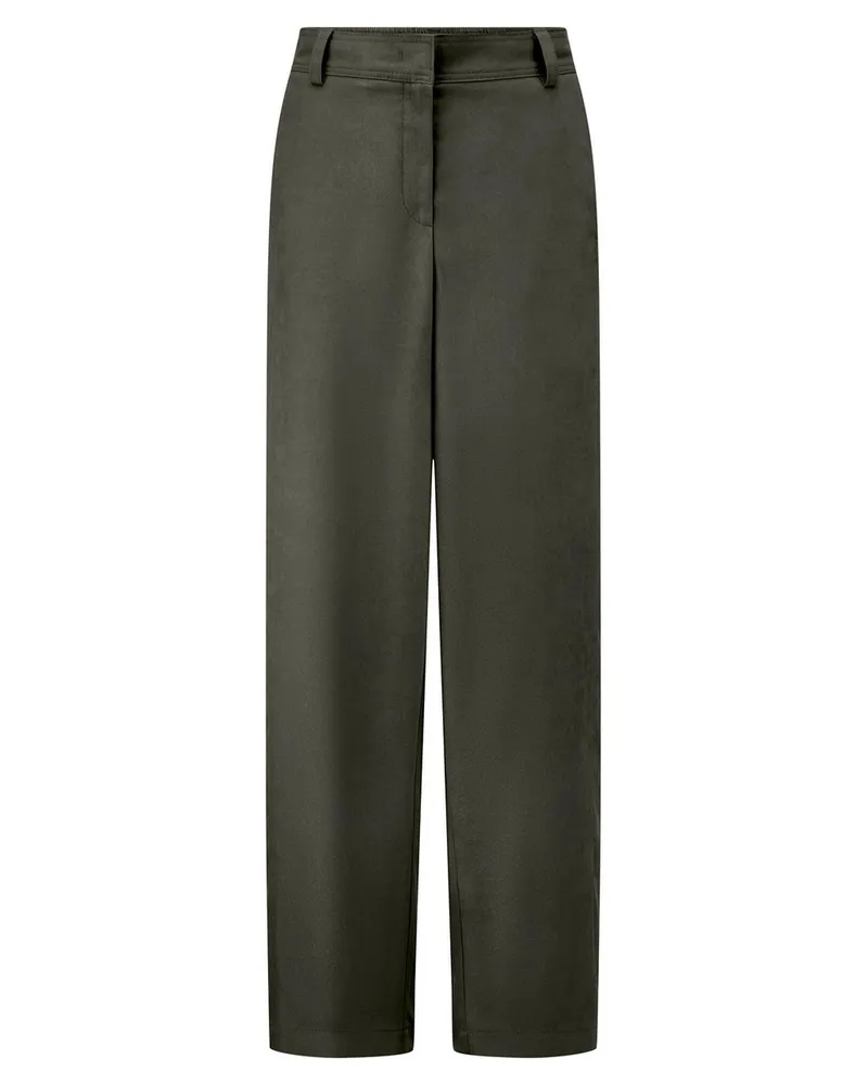 Peter Hahn Knöchellange Modern Fit-Hose  grün Grün