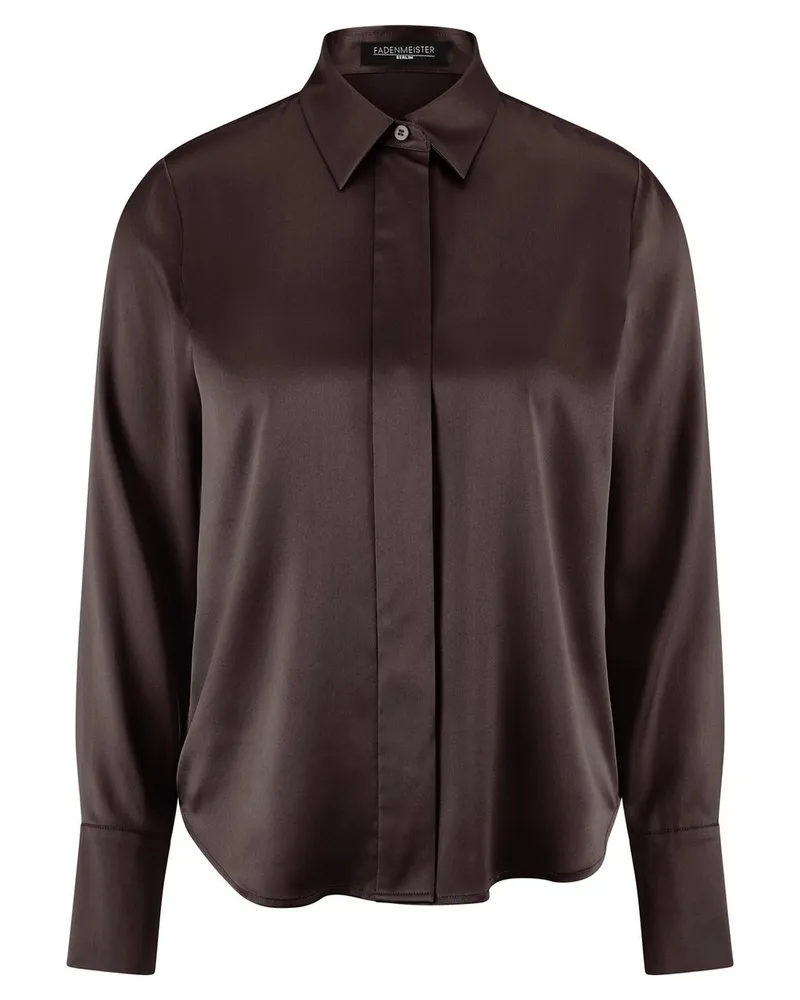 FADENMEISTER BERLIN Bluse Seide  braun Braun