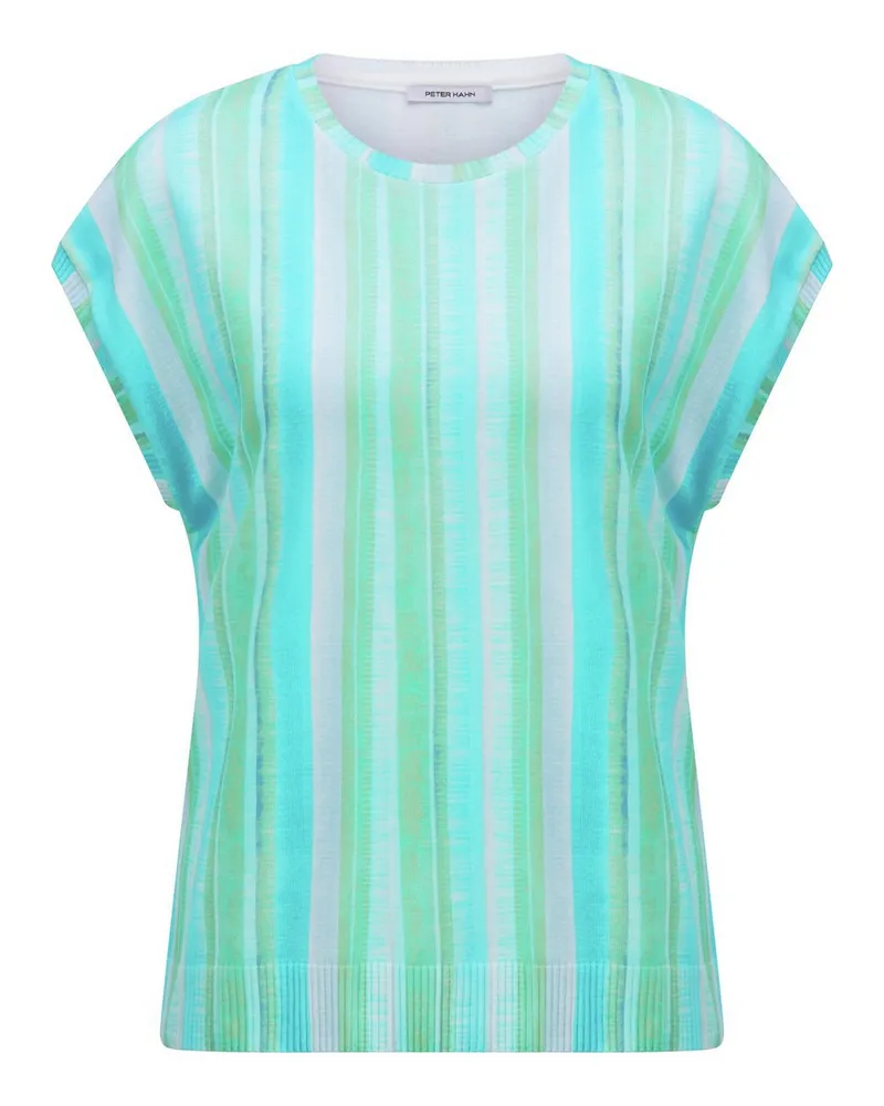 Peter Hahn Rundhals-Pullover  türkis Türkis