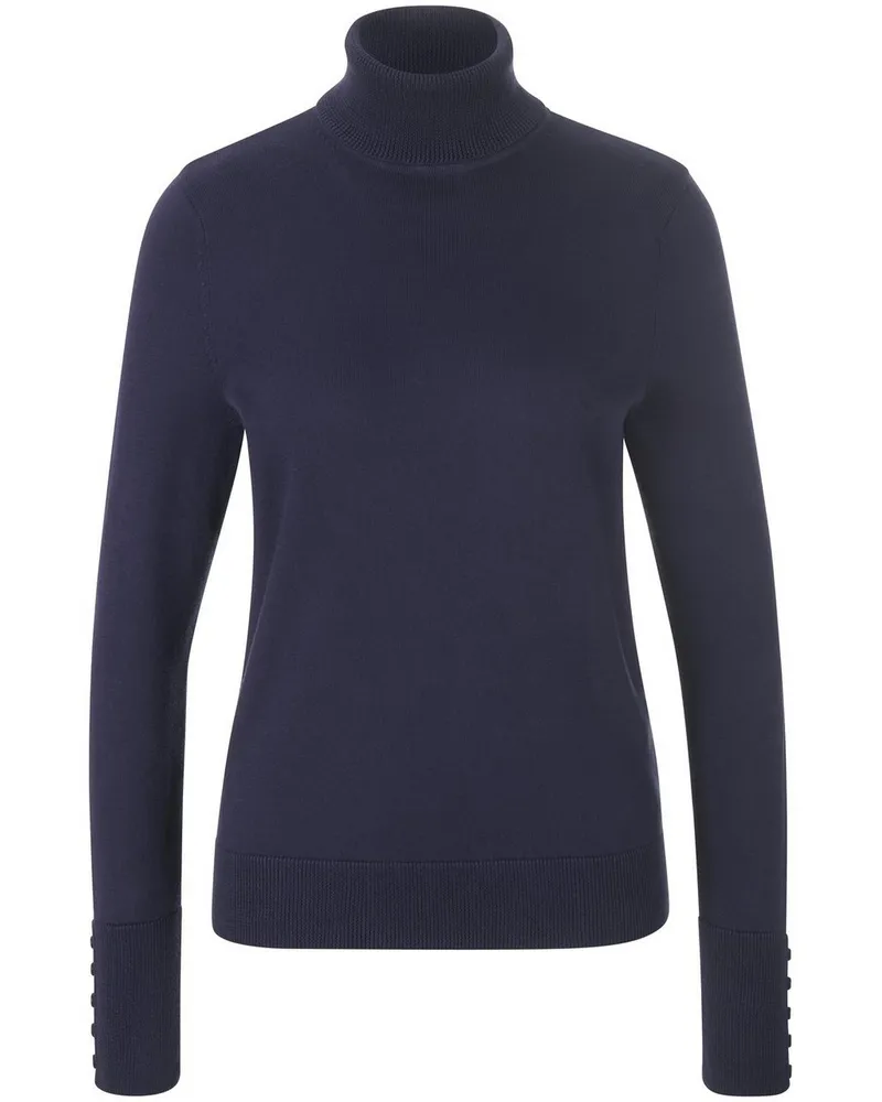 Peter Hahn Rollkragen-Pullover aus 100% SUPIMA®-Baumwolle  blau Blau