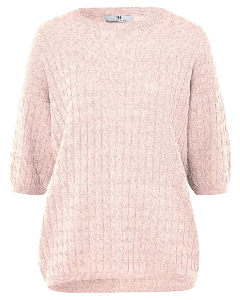 Peter Hahn Rundhals-Pullover  rosé Rosé
