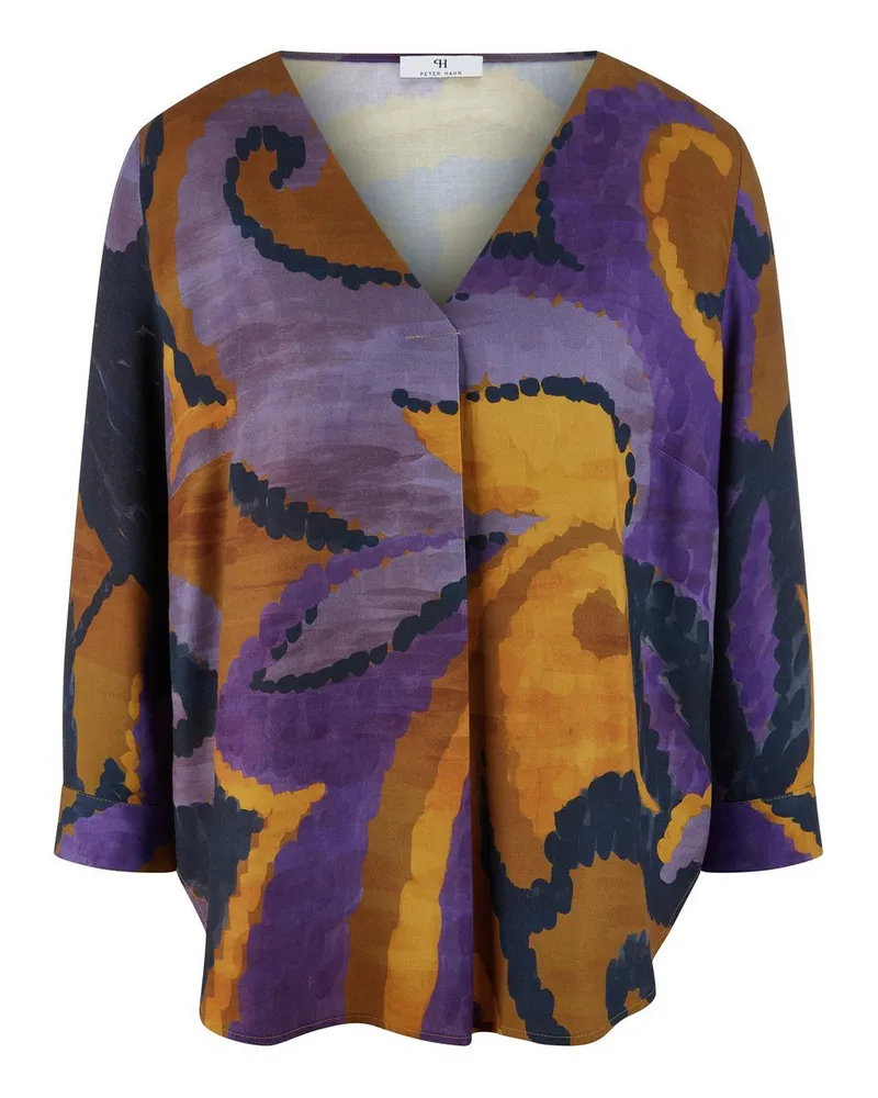 Peter Hahn Bluse 3/4-Arm  lila Lila