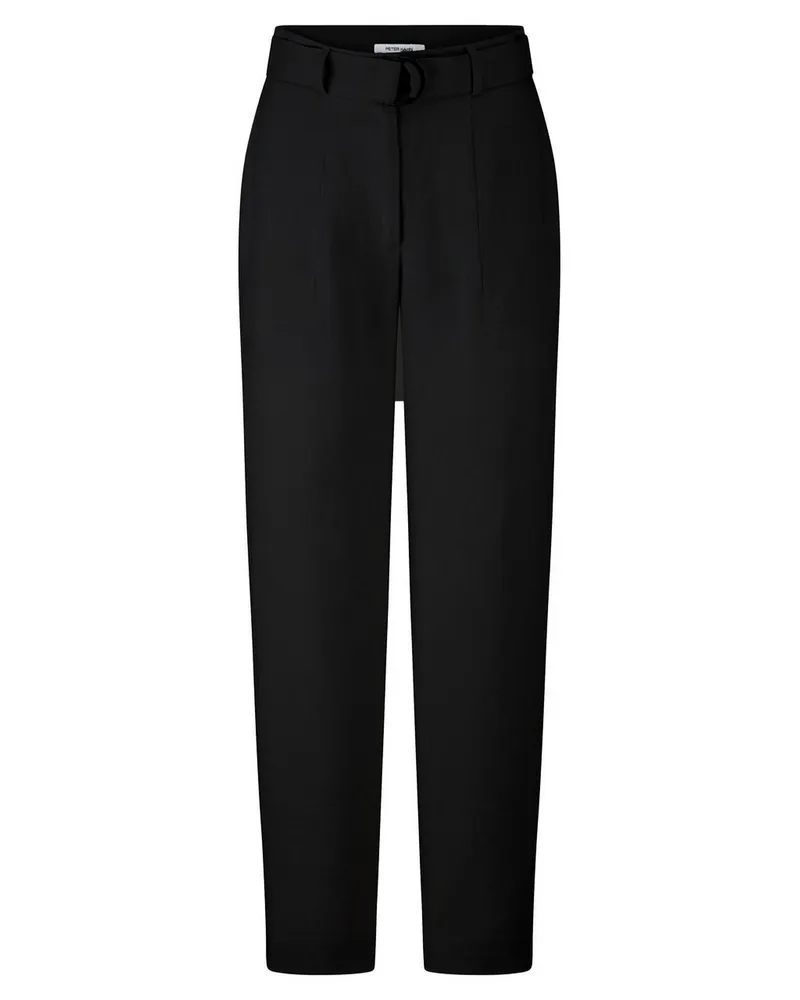 Peter Hahn Knöchellange Wide Fit-Hose  schwarz Schwarz