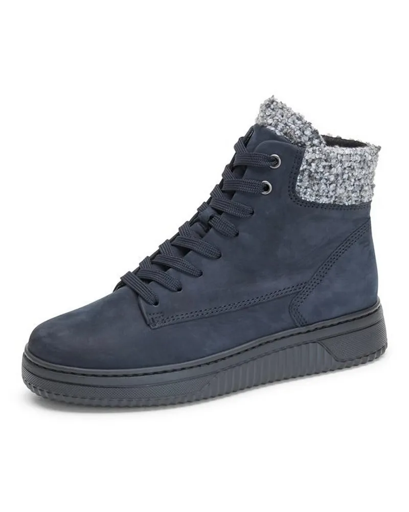 Gabor Schnür-Stiefelette  Comfort blau Blau