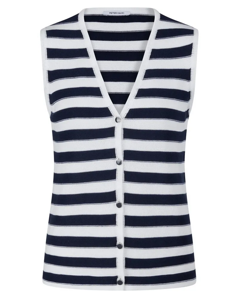 Peter Hahn Strickweste  blau Blau
