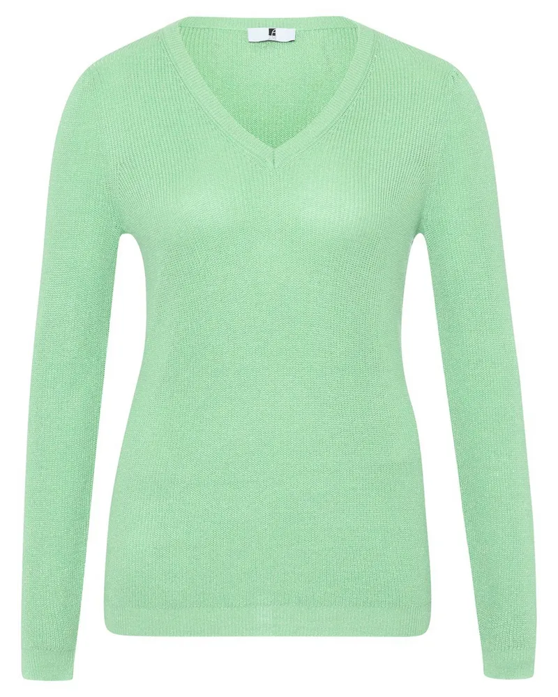 Anna Aura V-Pullover  grün Grün