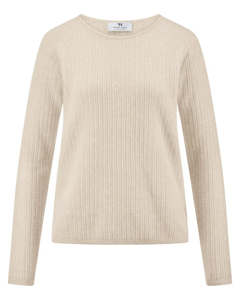 Peter Hahn Rundhals-Pullover 1/1-Arm  beige Beige