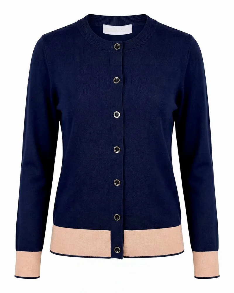 St. Emile Strickjacke  blau Blau