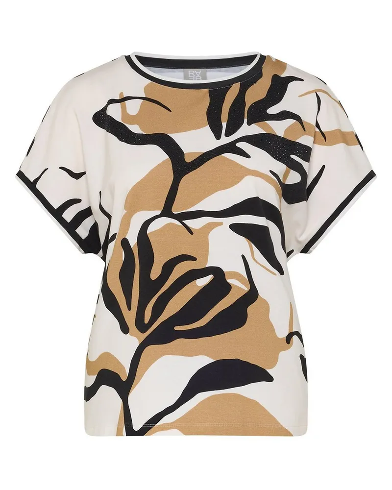 Rabe Rundhals-Shirt  weiss Weiss