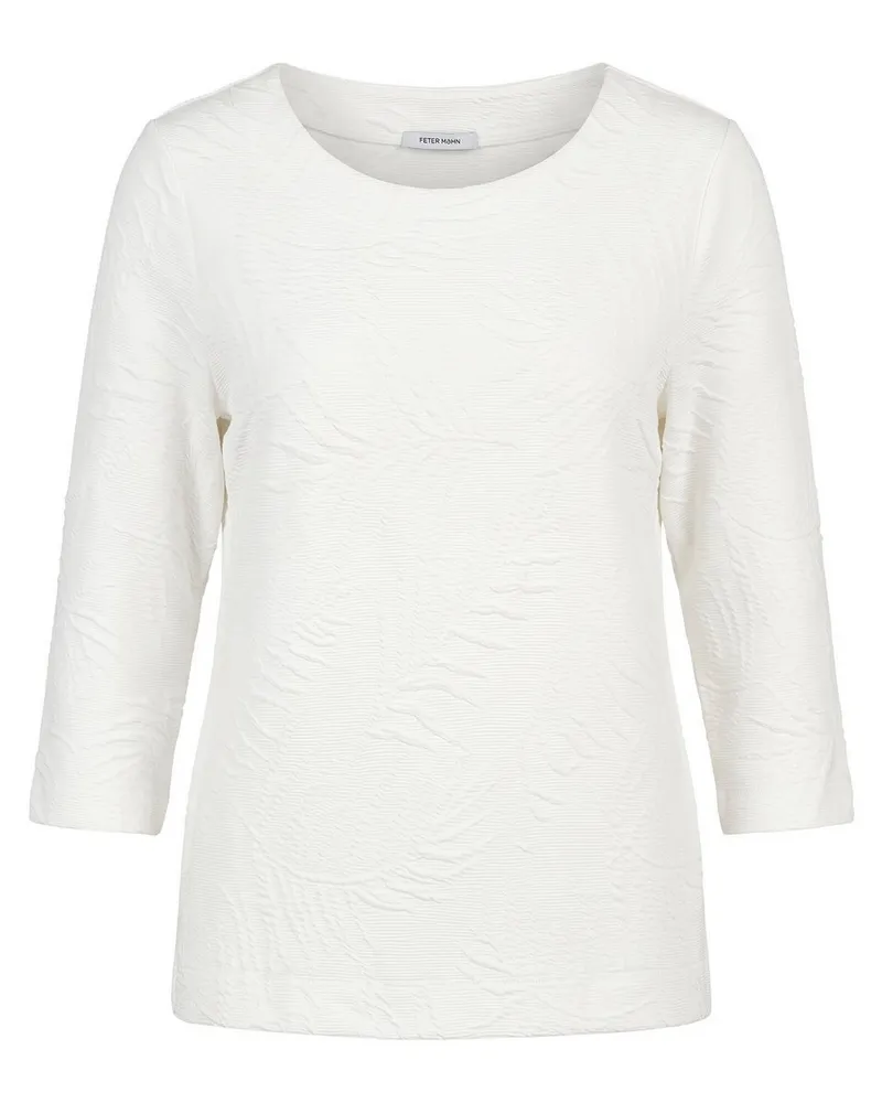 Peter Hahn Sweatshirt 3/4-Arm  weiss Weiss