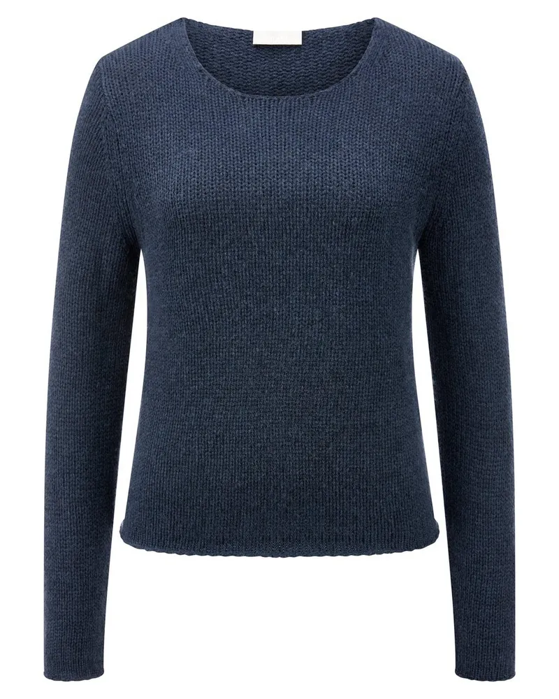 Include Rundhals-Pullover  blau Blau