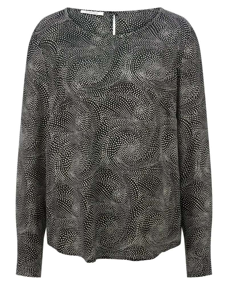 Peter Hahn Bluse  schwarz Schwarz