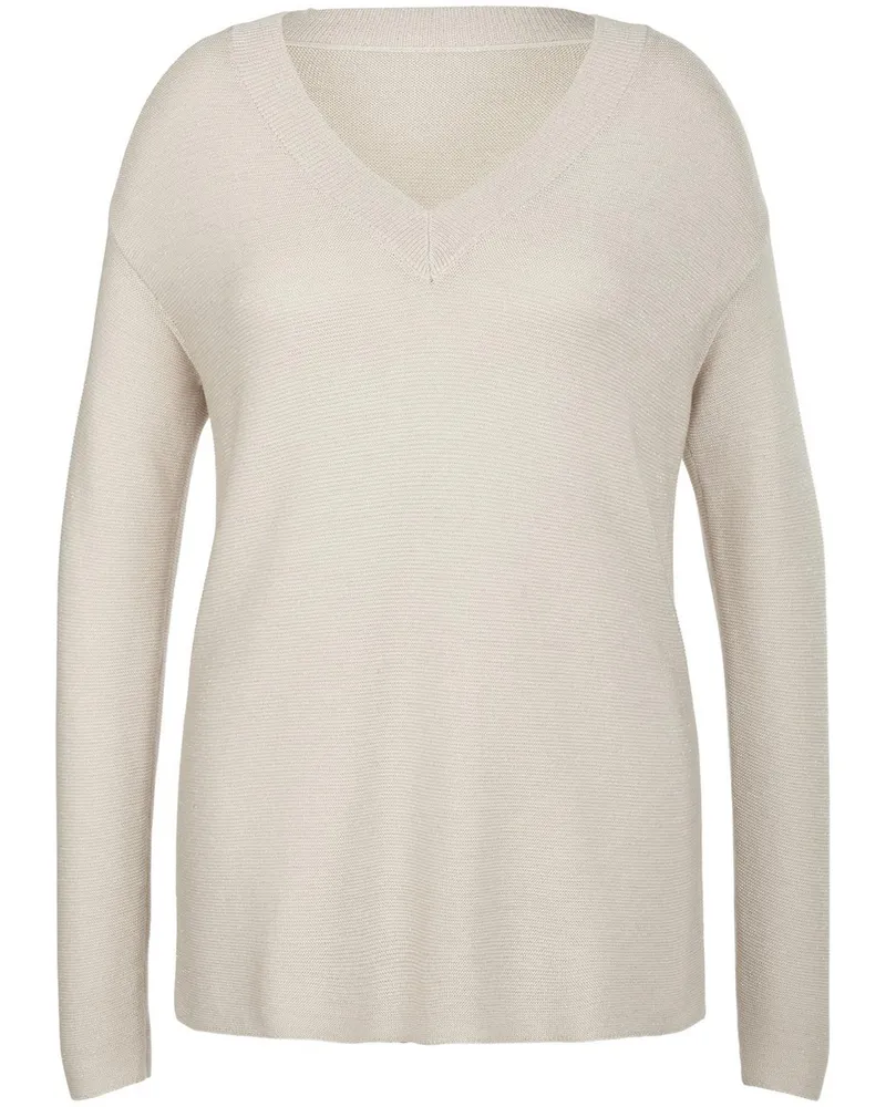 Anna Aura V-Pullover  beige Beige