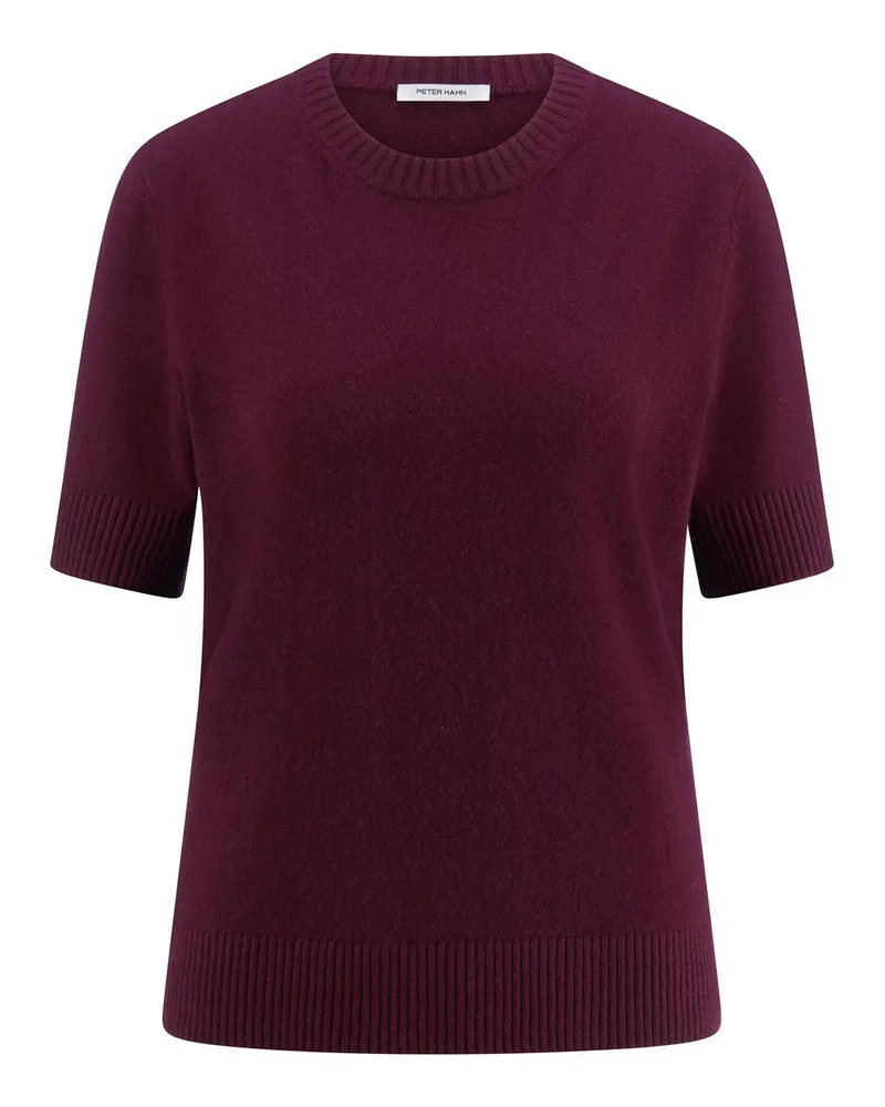 Peter Hahn Rundhals-Pullover  lila Lila